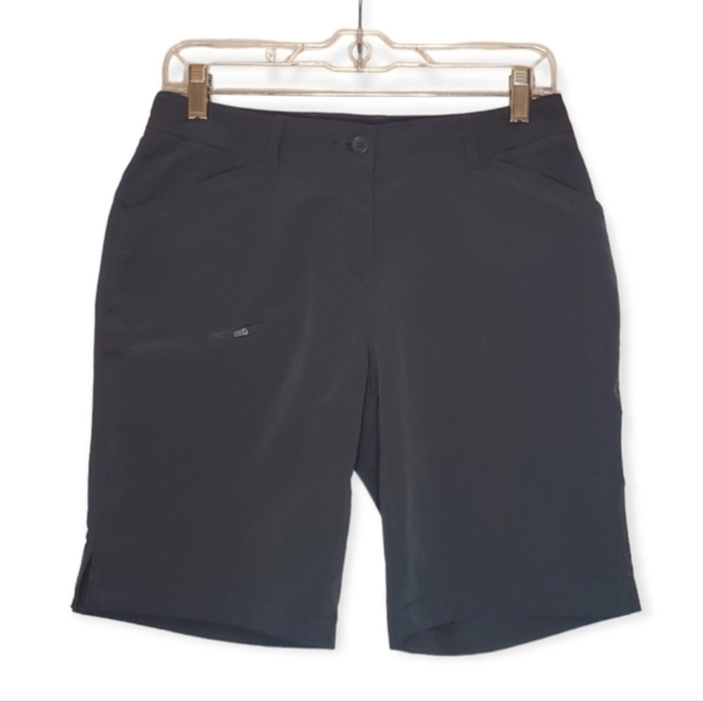 NWOT Oobe Charcoal Golf Hiking Arrowhead Bermuda Shorts - Picture 2 of 14